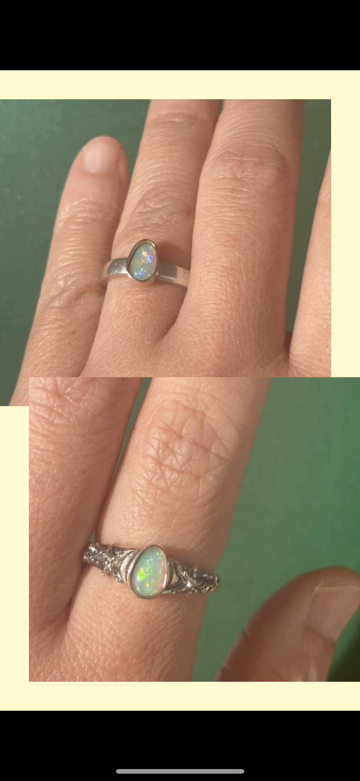 Opal ring for Candace