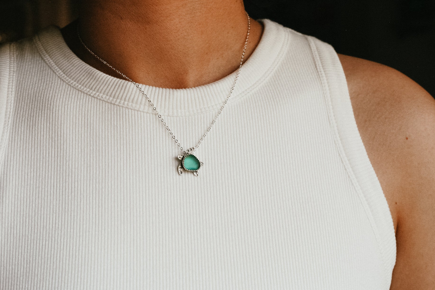 Friendly Sea Turtle Necklace #6