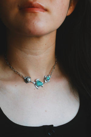 Under the Sea Necklace - Aqua