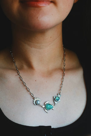 Under the Sea Necklace - Aqua