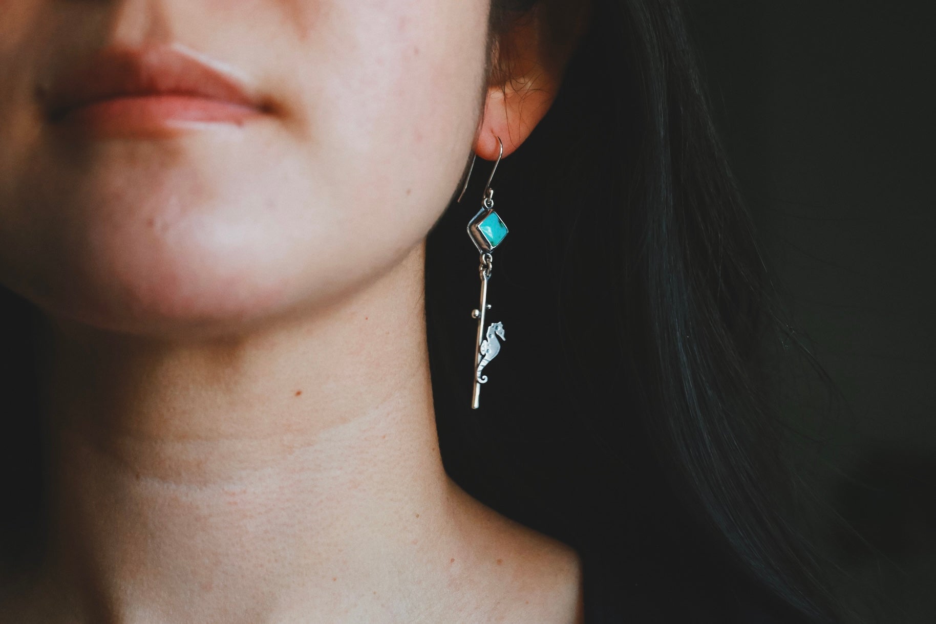 Wild Heart Earrings - Sea Horse