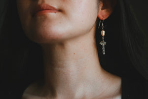 Jellyfish Earrings with Pearls