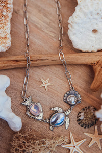 Under the Sea Necklace - Lavender