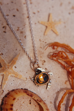 A Very Tiny Turtle Necklace