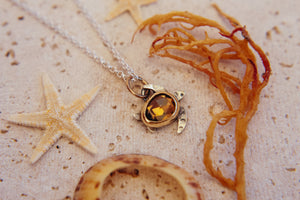 A Very Tiny Turtle Necklace