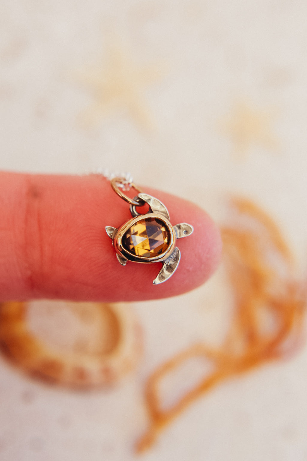 A Very Tiny Turtle Necklace