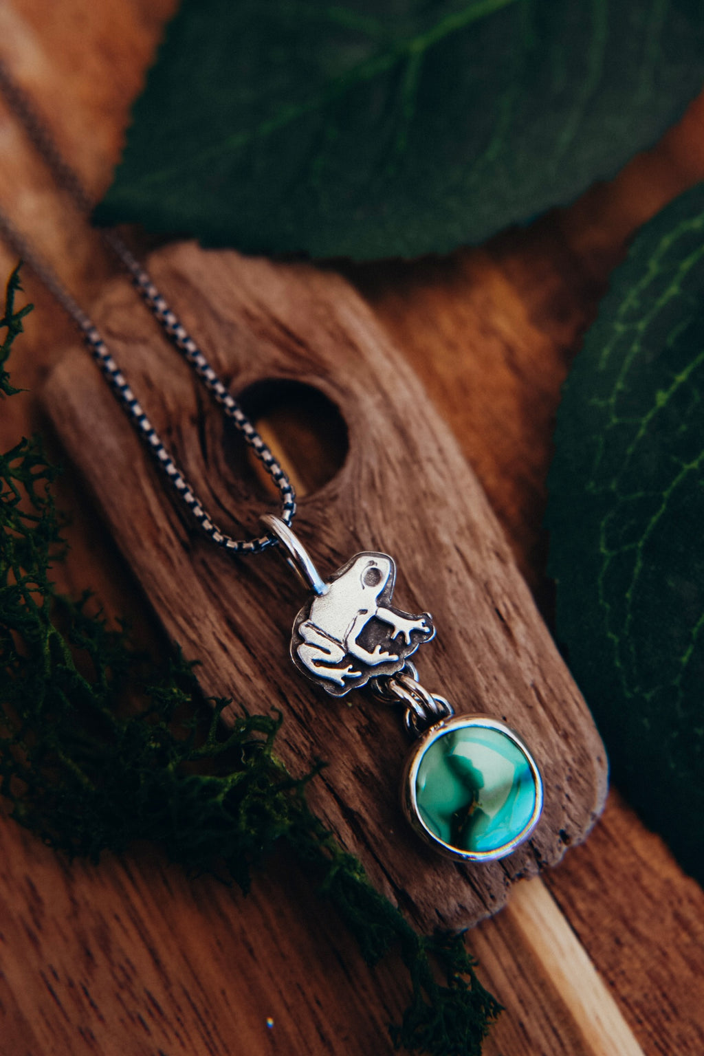 Wild Heart Pendant - Dart Frog