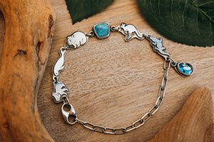 Wildlife of Australia Charm Bracelet