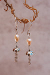 Jellyfish Earrings with Pearls