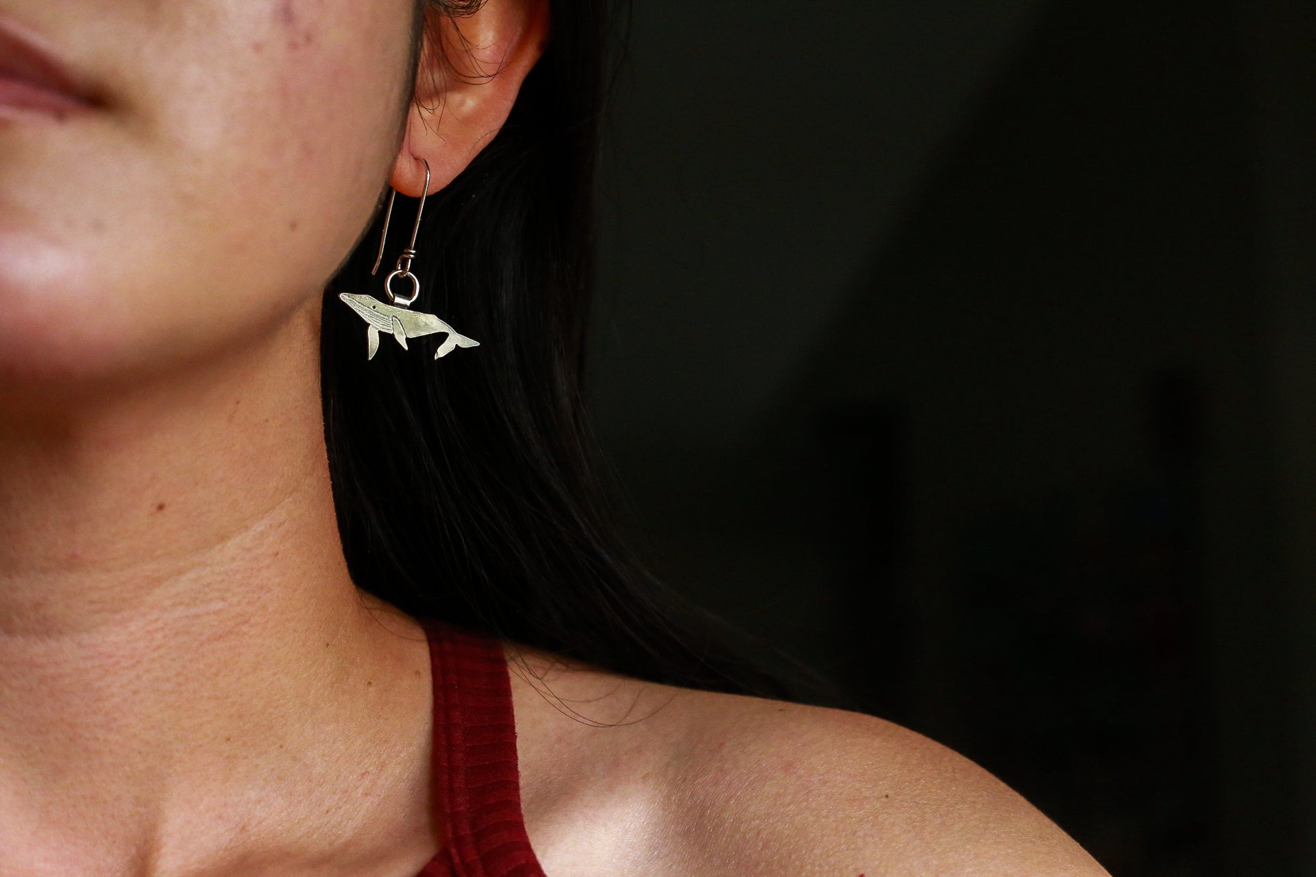 Humpback Whale Sway Earrings