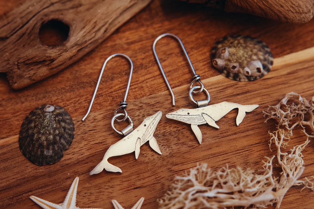 Humpback Whale Sway Earrings