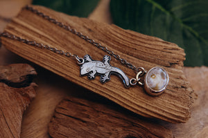 Crested Gecko Necklace