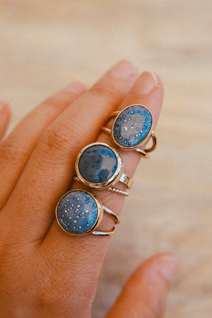 Blue Coral Ring (GF) - Size 6