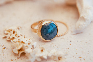 Blue Coral Ring (GF) - Size 7