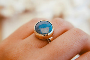 Blue Coral Ring (GF) - Size 7
