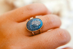 Blue Coral Ring (GF) - Size 6