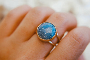 Blue Coral Ring (GF) - Size 7.5