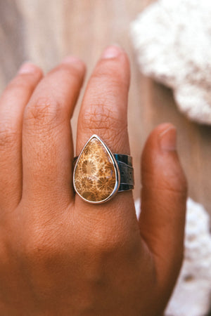 Coral Reef Ring - Size 9