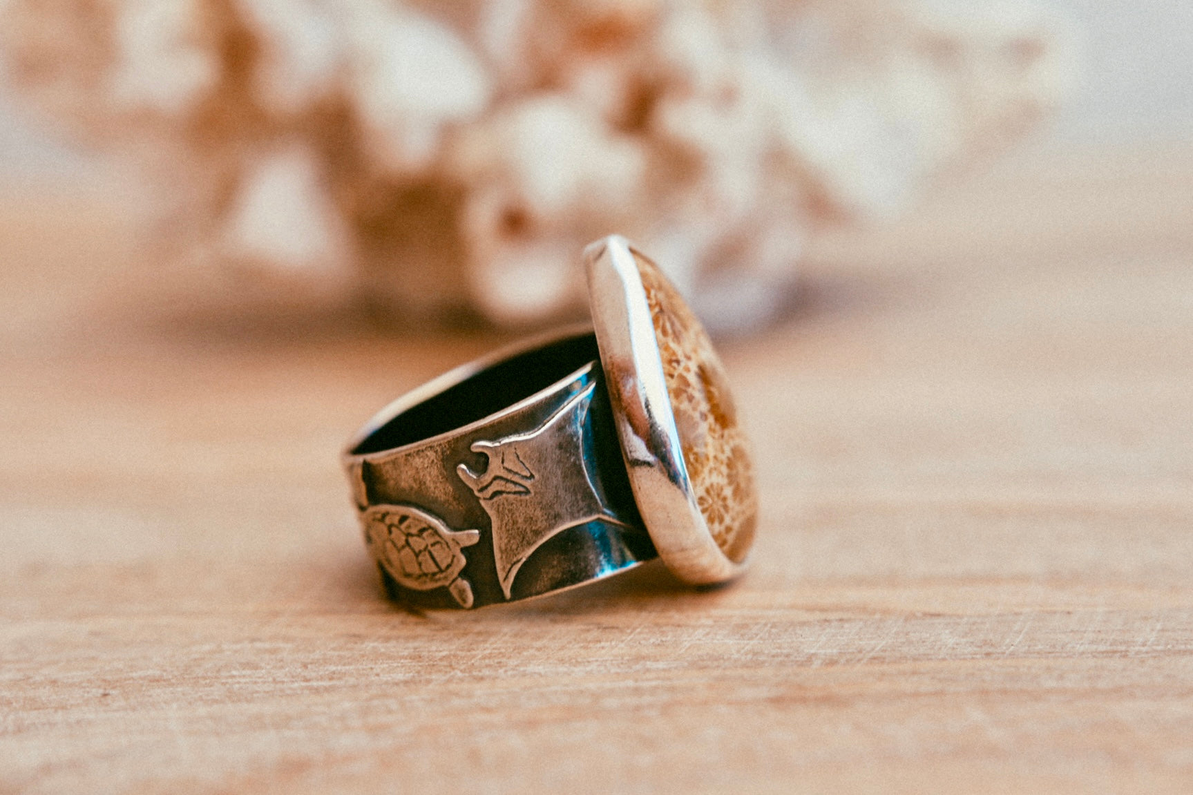 Coral Reef Ring - Size 9