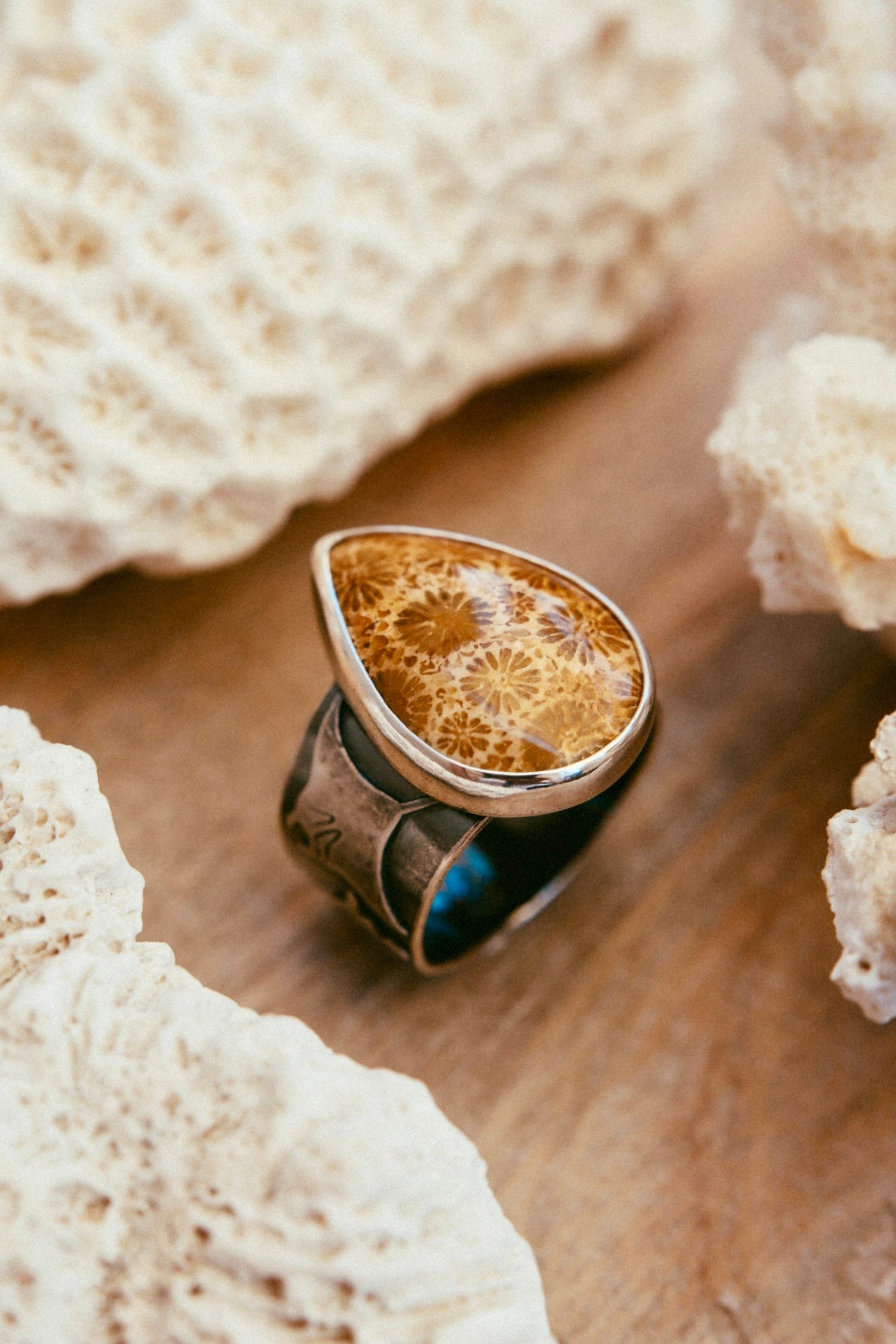 Coral Reef Ring - Size 9