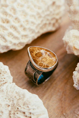 Coral Reef Ring - Size 9