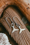Whale Fluke Sway Earrings