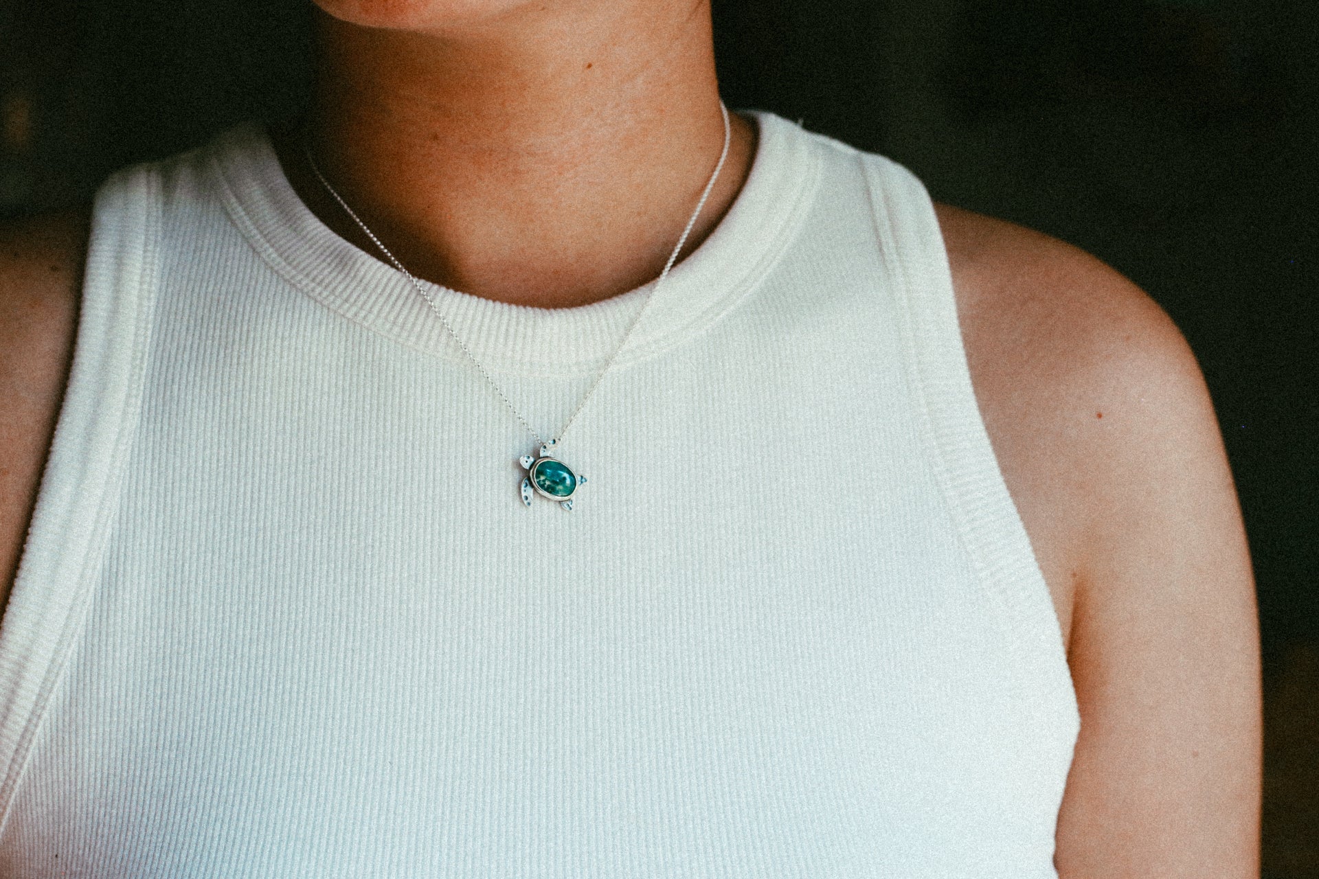 Friendly Sea Turtle Necklace #10