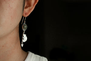 Chameleon Earrings with Jasper