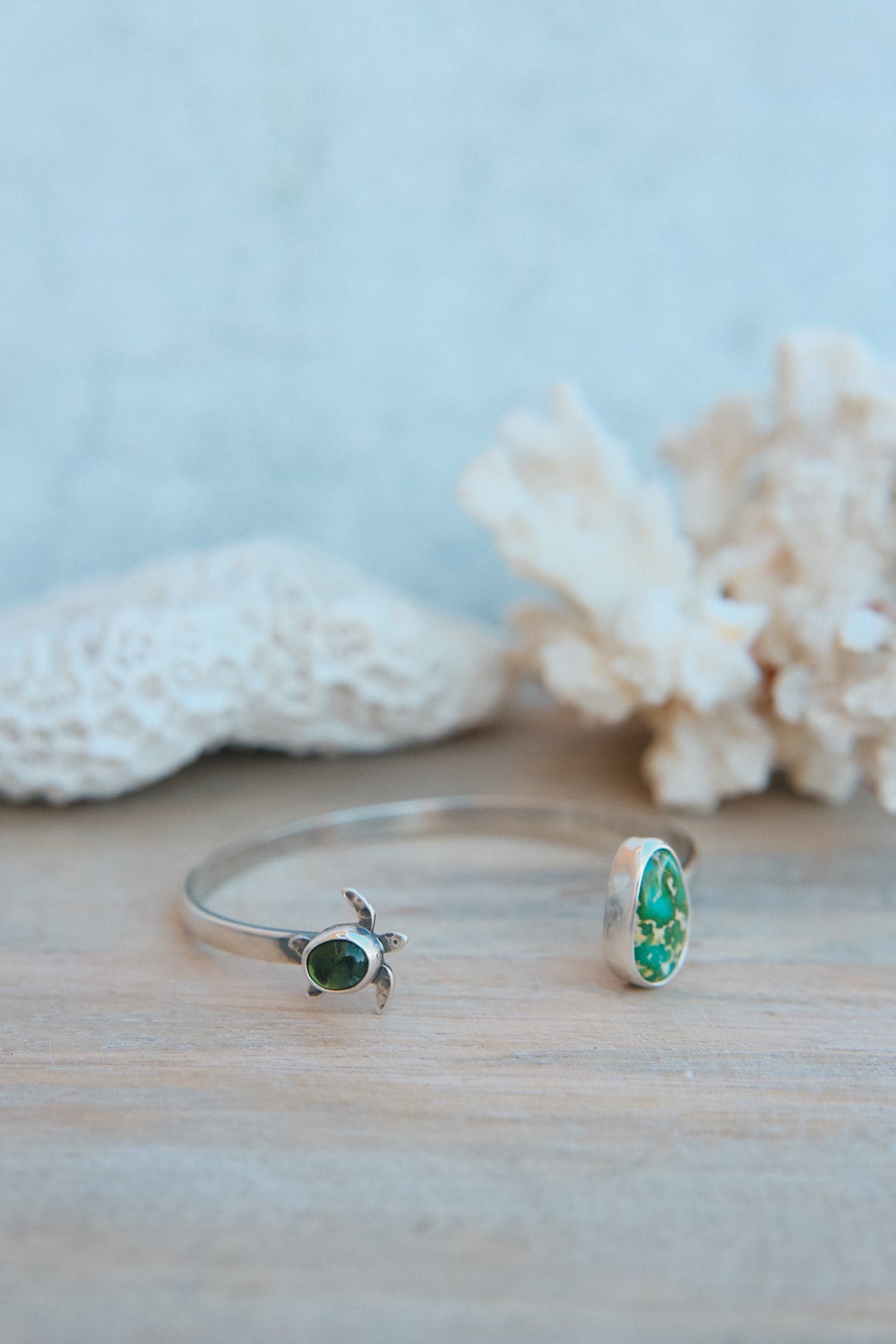 Open Water Turtle Cuff