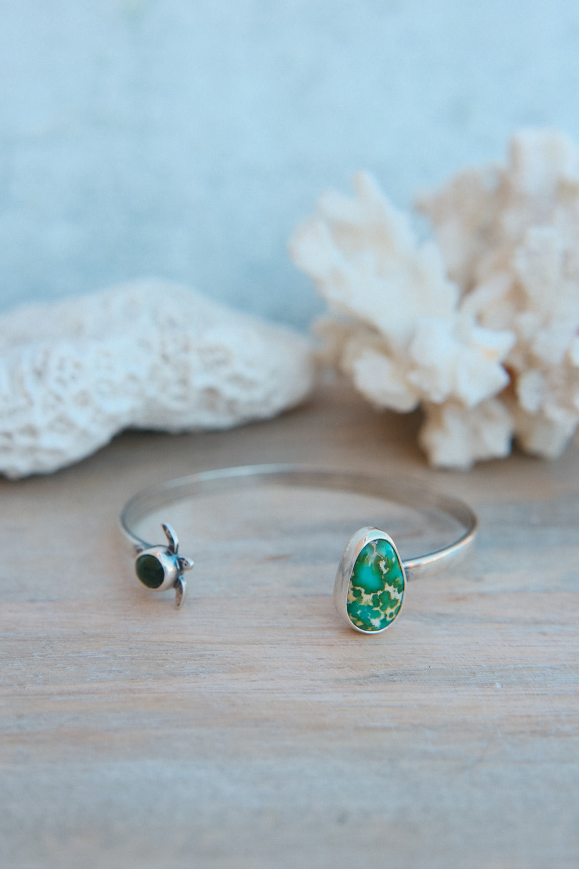 Open Water Turtle Cuff