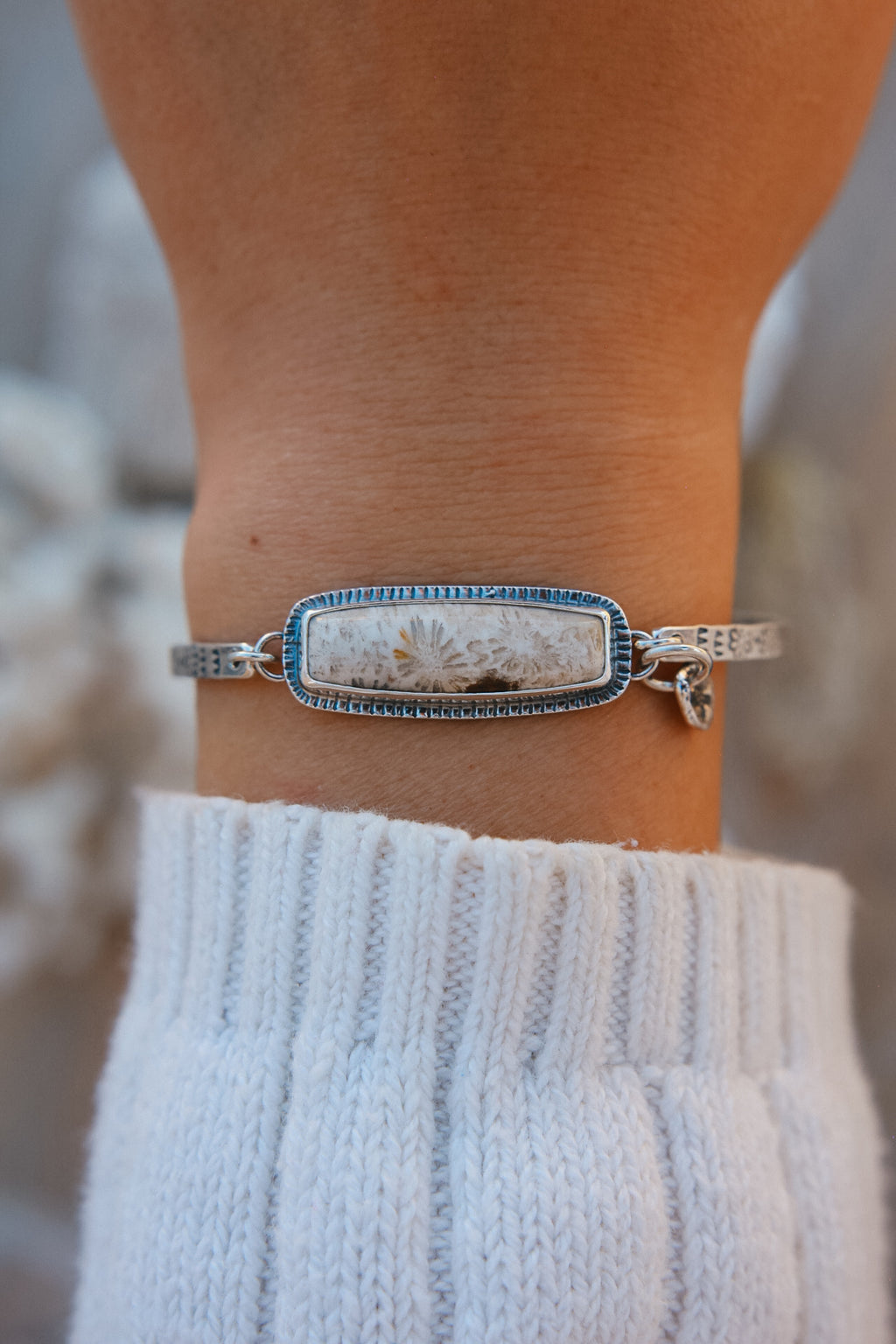 Floral Coral Bracelet #1