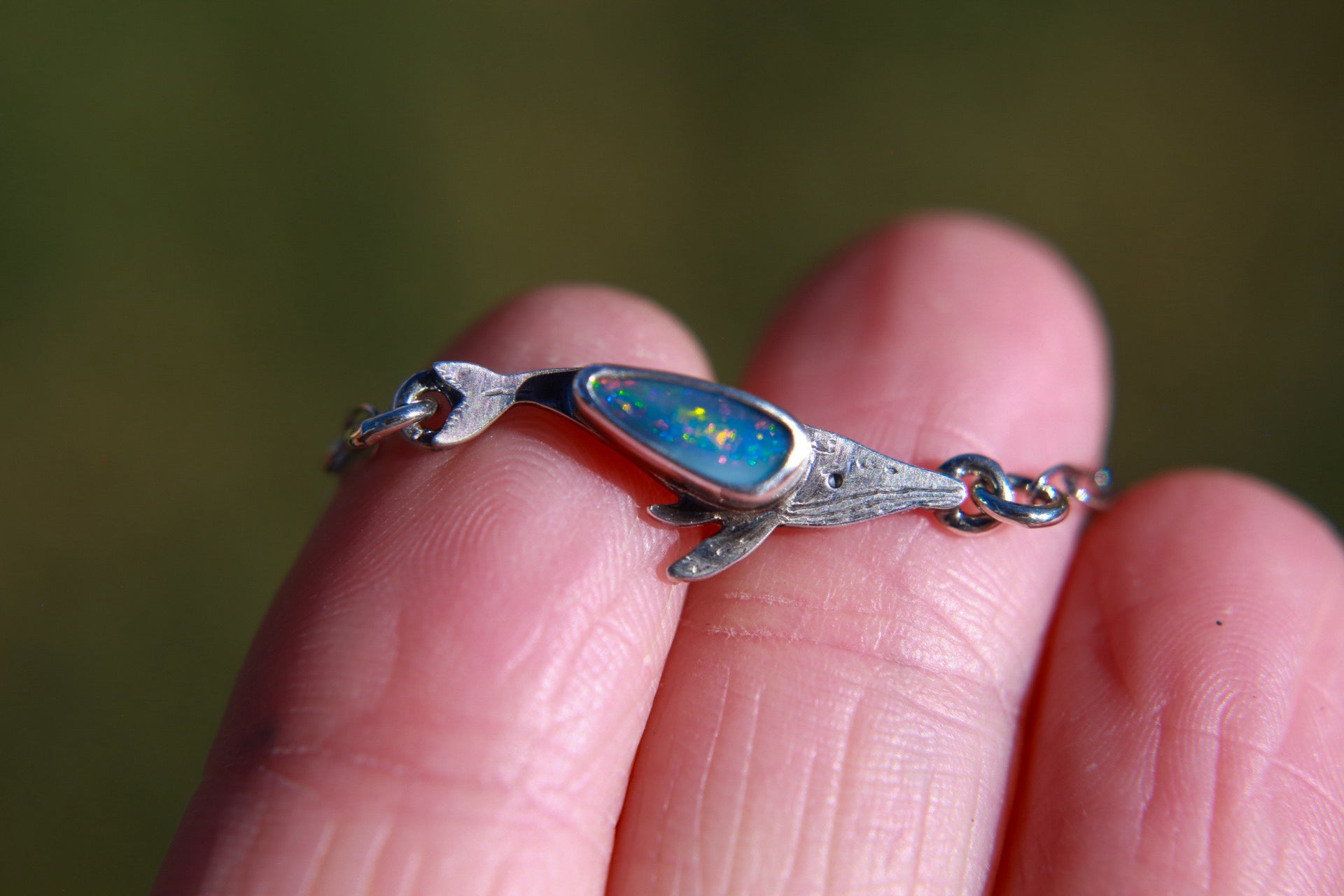 Tiny Humpback Whale Bracelet