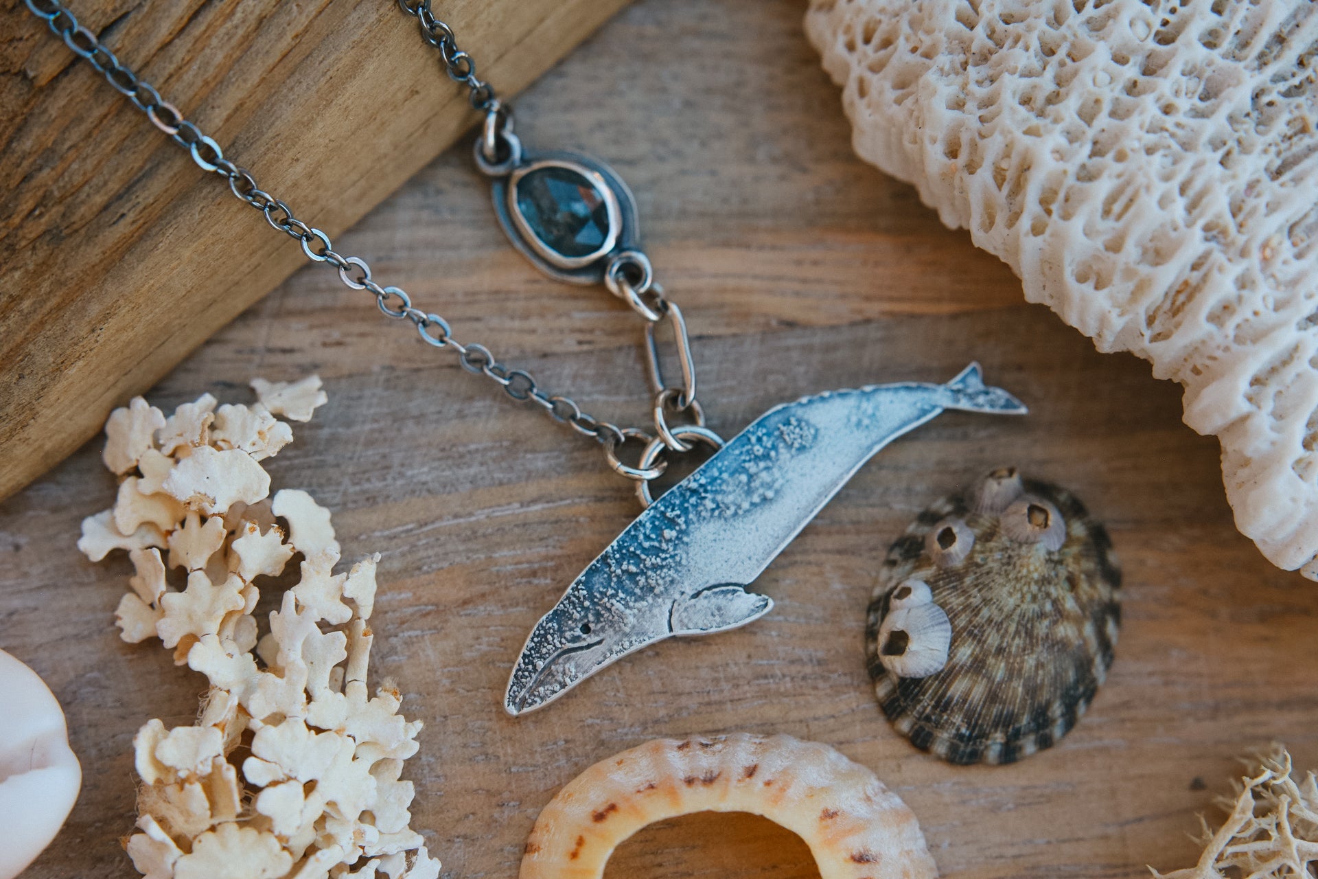 Gray Whale Necklace