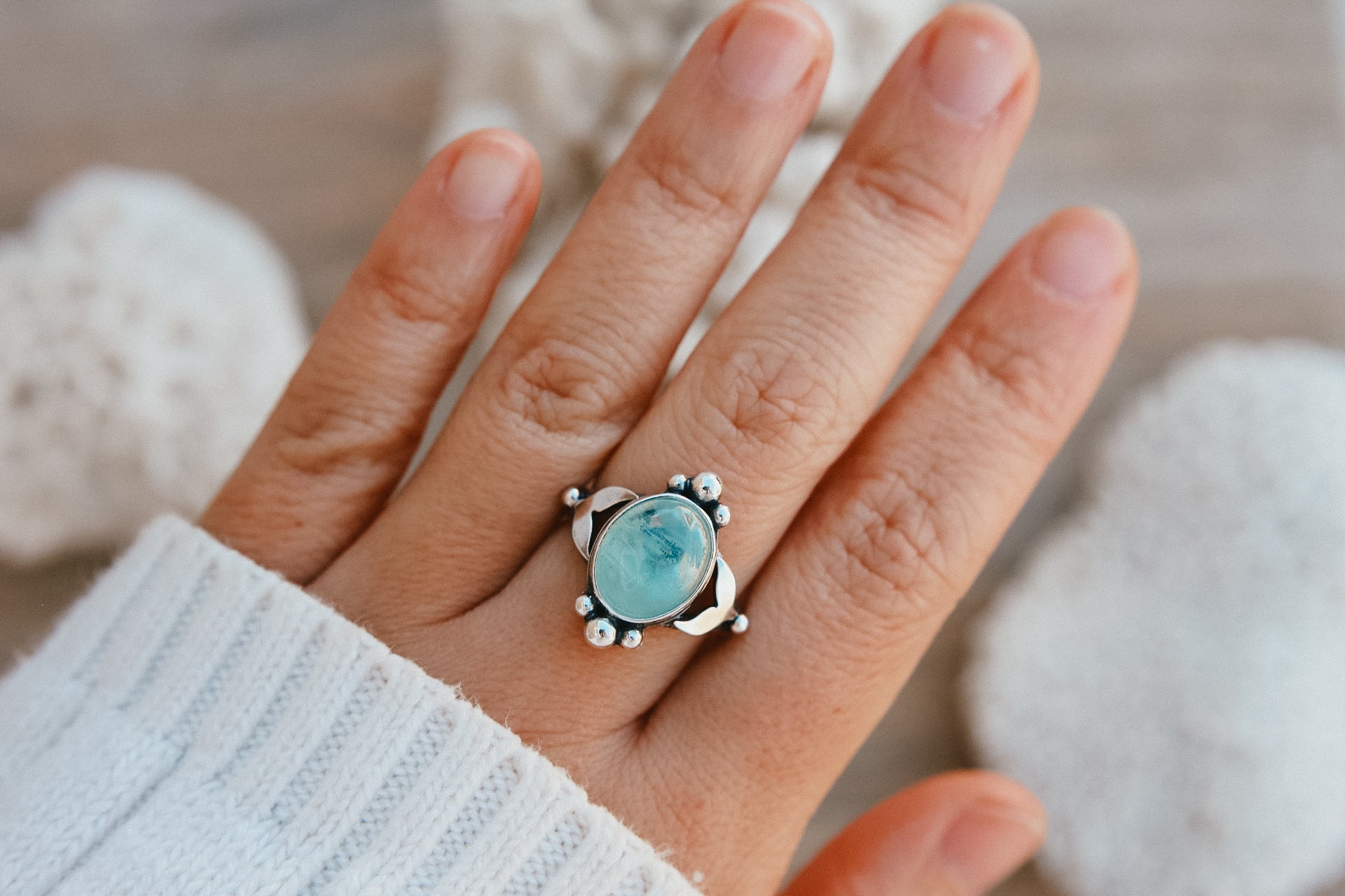 Ocean’s Call Ring - Size 7.5