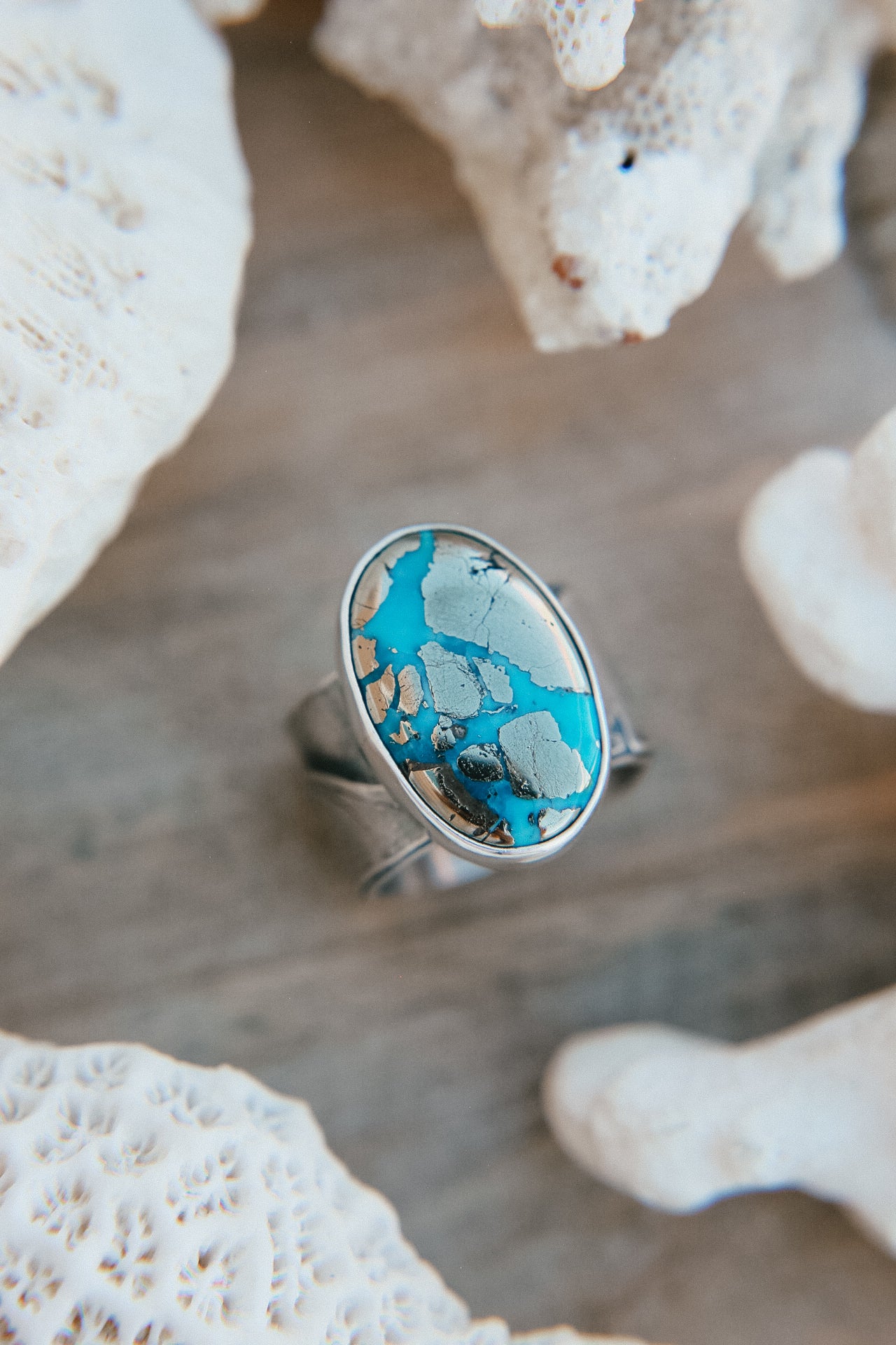 Arctic Waters Ring - Size 7.5