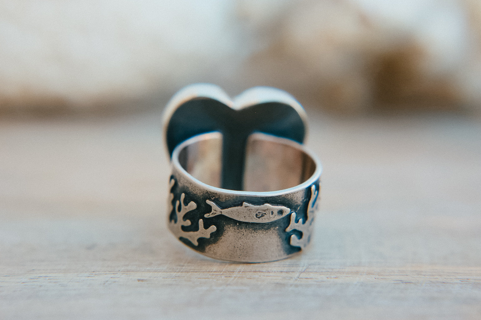Heart of the Sea Ring - Size 7.5-7.75