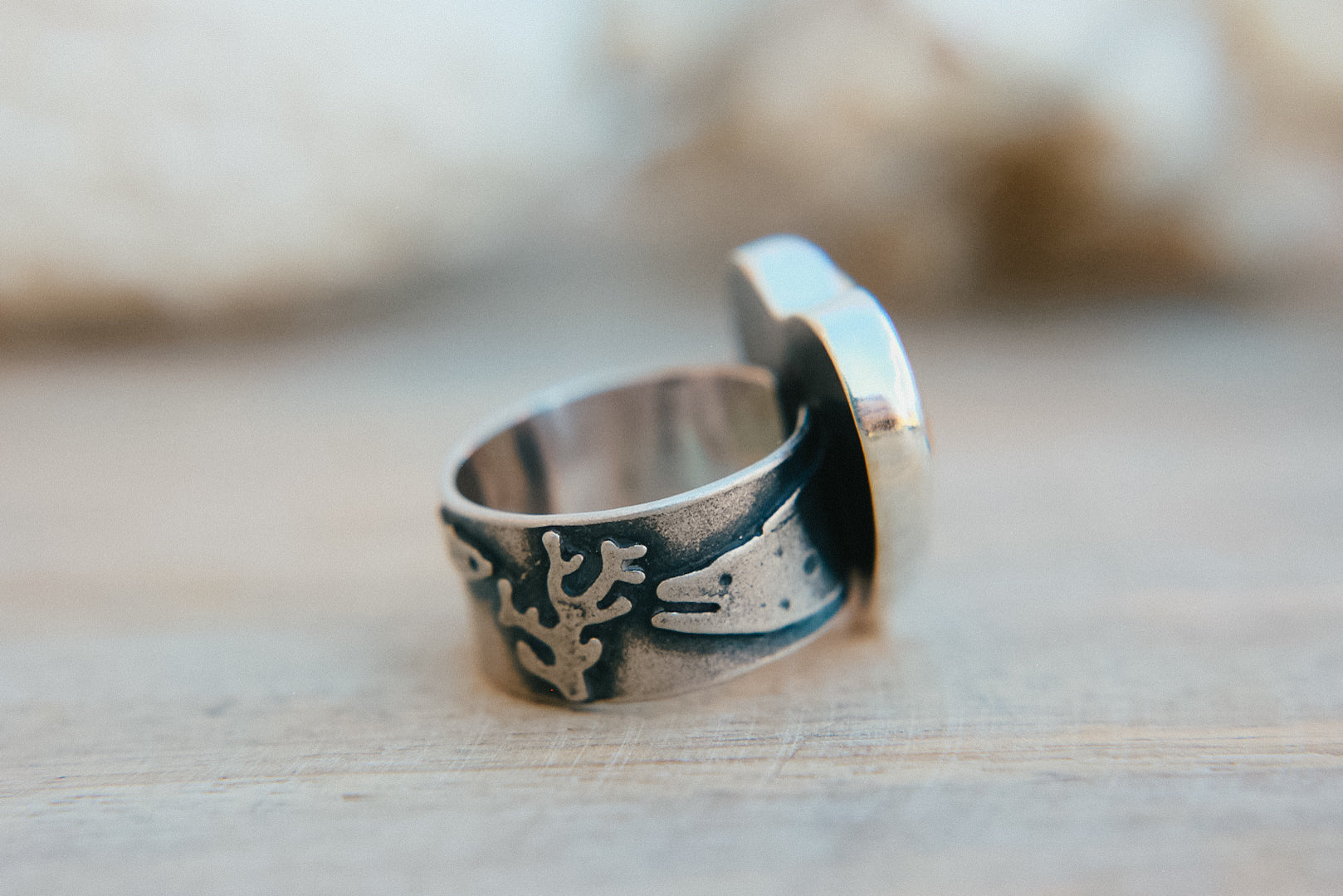 Heart of the Sea Ring - Size 7.5-7.75