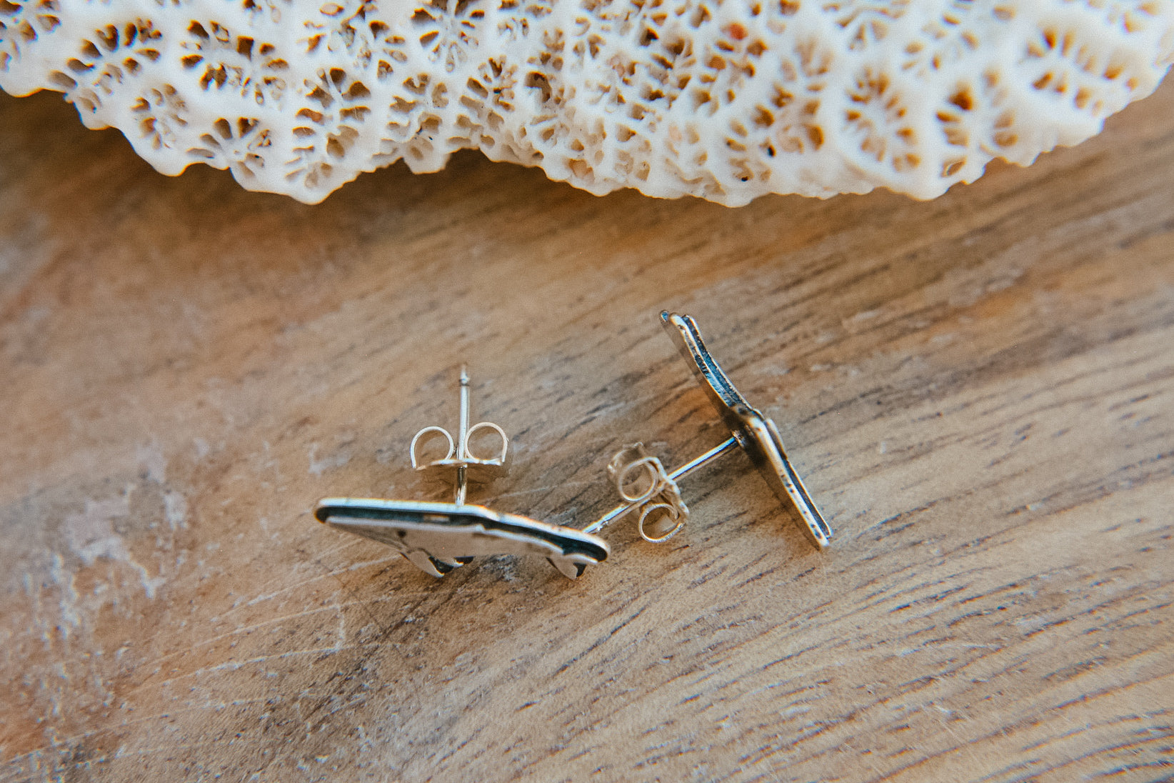 Humpback Whale Stud Earrings