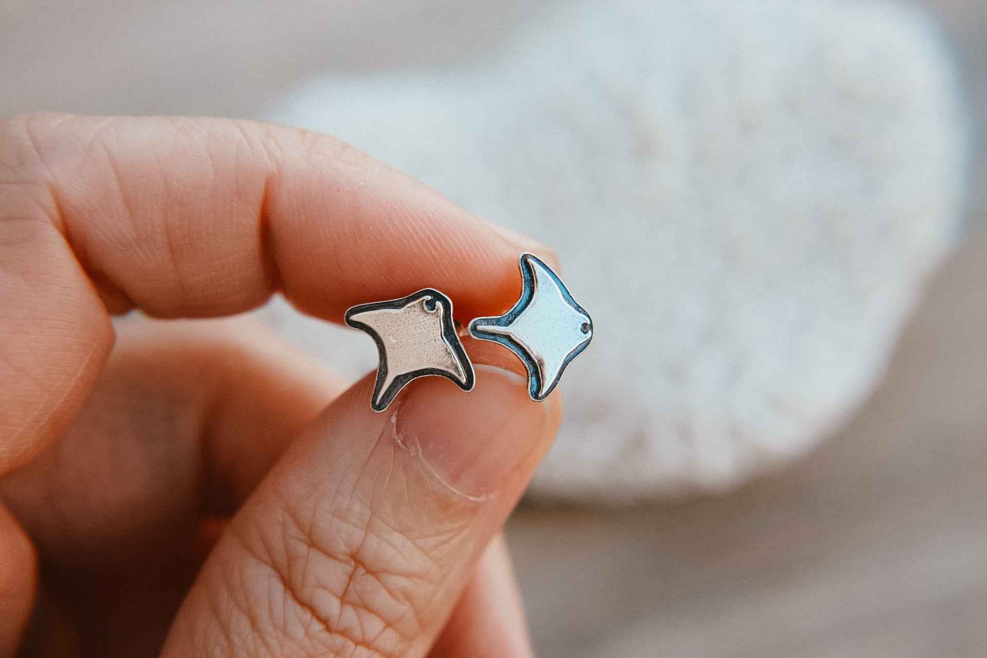 Manta Stud Earrings