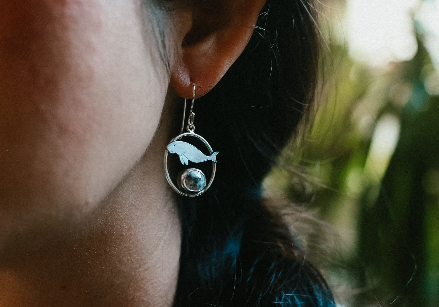Dugong Hoop Earrings
