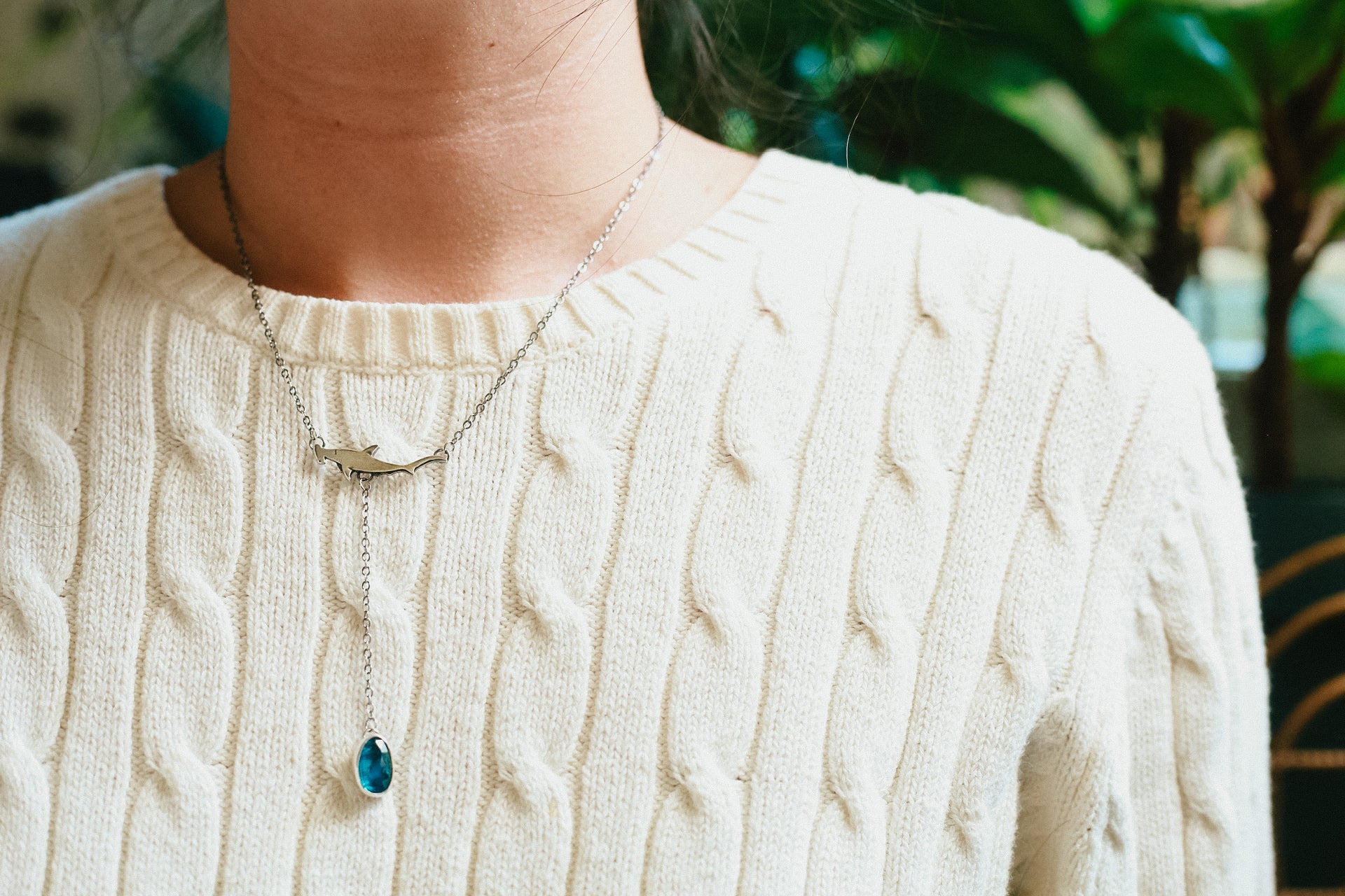 Lariat Necklace - Hammerhead